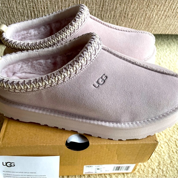 Authentic New Ugg Tazz Clog Kids’ Sz 6 (Women’s 7.5), Pretty Bay Fog Lilac Color - Picture 4 of 10
